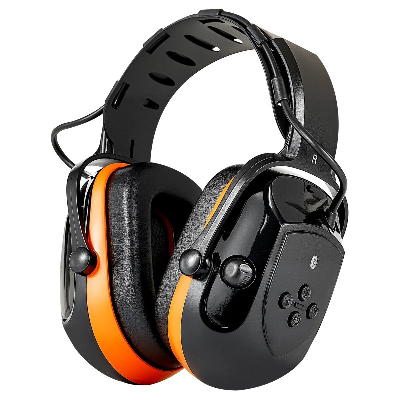 09b63b9c-e202-4c77-a5fe-5f5094d41dae Safety Earmuffs Bluetooth Hearing Protection Ear Muffs Noise Reduction NRR24dB,Bluetooth Headphones Earmuffs - Multicolor - Image 1