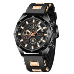 Fashion Mens Watches Top Brand Luxury Silicone Sport Watch Men Quartz Date Clock Waterproof Wristwatch Chronograph - Image 7