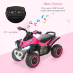 Toddler Push Car Foot-to-Floor 4 Wheels Music Light For Kids 18-36 Months - Image 3