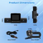 1Pc 360 Degree View FHD 4 Channel Dash Cam 1080P Front 480P Rear Left Right Inside Dash Camera With IR Night Vision Loop Recording Motion Detection Free 32GB MMC Card - Image 5
