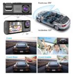 Car Dual Lens Dash Cam HD 1080P Front Rear Inside Video Recorder Camera G-Sensor - Image 4