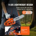 25.4CC 12' Gasoline Chainsaw Powered Wood Cutting Engine Gas Chain Saw - Image 6