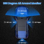 1Pc 360 Degree View FHD 4 Channel Dash Cam 1080P Front 480P Rear Left Right Inside Dash Camera With IR Night Vision Loop Recording Motion Detection Free 32GB MMC Card - Image 7