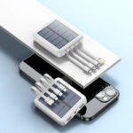Mini Portable Power Bank With Solar Cable - Image 4