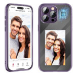 IPhone15 PRO PROMAX NFC Ink Screen Flip Phone Case Smart Creative DIY Custom All-Inclusive Case - Image 3