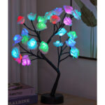 Table Lamp Flower Tree Rose Lamps Fairy Desk Night Lights USB Operated Gifts For Wedding Valentine Christmas Decoration - Image 10