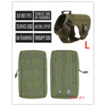 Military Tactical Dog Harness German Shepherd Adjustable Pet Dog Back - Image 7