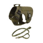 Military Tactical Dog Harness German Shepherd Adjustable Pet Dog Back - Image 18