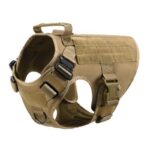 Military Tactical Dog Harness German Shepherd Adjustable Pet Dog Back - Image 25