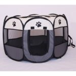 Folding Octagonal Pet Fence Oxford Cloth Cat And Dog Kennel - Image 5