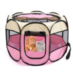 Folding Octagonal Pet Fence Oxford Cloth Cat And Dog Kennel - Image 7