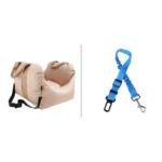 Pet Dog Car Carrier Seat Waterproof Basket Portable Car Seat Safety Travelling Mesh Hanging Bags Breathable Beds & Sofas - Image 3