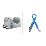 Pet Dog Car Carrier Seat Waterproof Basket Portable Car Seat Safety Travelling Mesh Hanging Bags Breathable Beds & Sofas - Image 9