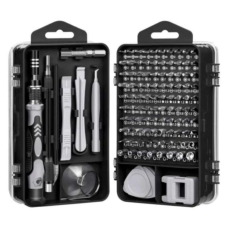 CJPB213191901AZ 115 In 1 Precision Screwdriver Set, Super Durable Mini Professional Magnetic Repair Tool Kit, Small Screwdriver For Phone, Computer, Watch, Laptop, Macbook, Eyeglass, Electronic - Image 1