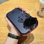 Glitter Astronaut Camera Stand Phone Case For I14 13 12 11 Pro Max XR 14 Plus Invisible Lens Bracket Plating Soft Cover - Image 91
