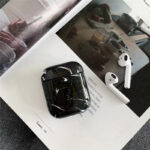 Compatible with Apple, White Marble Case for Airpods Earphone Case - Image 3