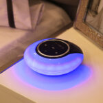 Creative Bluetooth Subwoofer Stereo Speaker LED Desk Lamp Stepless Dimming Folding Touch Atmosphere Night Light - Image 3