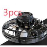 Mini Fingertip Gyro Interactive Decompression Toy Drone LED UFO Type Flying Helicopter Spinner Toy Kids - Image 3