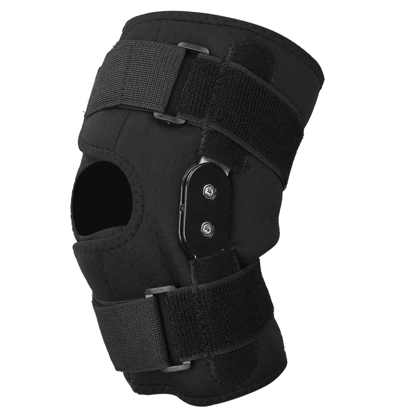 CJYD264604301AZ Sport Knee Brace Adjustable Open Patella Knee Support Compression Knee Wrap For Running Climbing Pain Relief Recovery Of Injured Knee - Image 1
