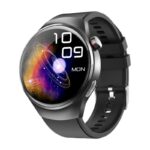 Fashion Smart Watch For Men Women Healthy Mornitoring Ips Screen Fitness Tracker With Bluetooth Call IP67 Waterproof Heart Rate Sleep SpO2 Monitor Pedometer Multiple Sports For Android IOS - Black silicone strap