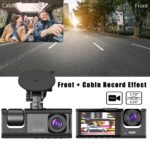 Car Dual Lens Dash Cam HD 1080P Front Rear Inside Video Recorder Camera G-Sensor - Image 6