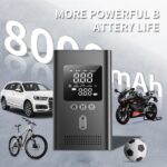 Portable Car Starter With Air Compressor,150PSI Digital Tire Inflator,Car Battery Starter 9.0 Gas 6.5L Diesel,Safe Clamps For Easy Use, Christmas Gift - Image 9