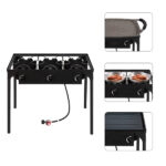Rectangular Three Eyed Four Legged Gas Burner - Image 8