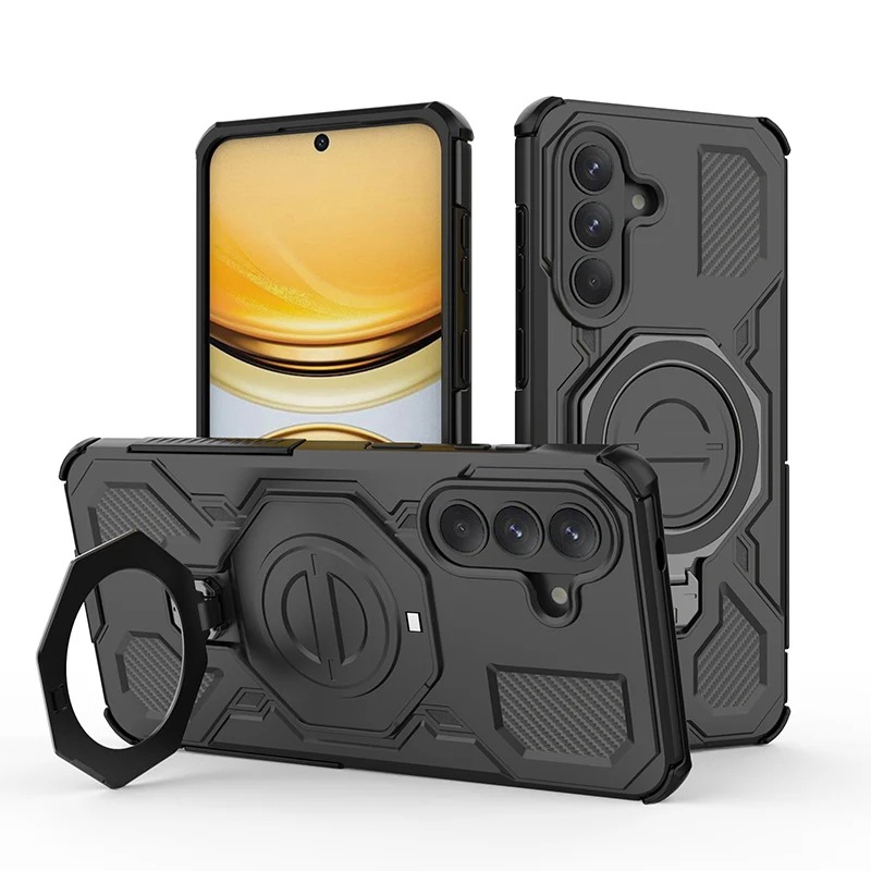 main-image-1-12.jpeg Magnetic Ring Armor Case for Samsung Galaxy A Series & S Series – Includes Mobile Phone Bag - Image 1