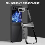 6D Plated Hard PC Case with Tempered Glass for Samsung Galaxy Z Flip 3–6 – Hinge & Camera Protection - Image 3