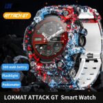 LOKMAT ATTACK-GT Rugged Smartwatch – Bluetooth Calls, Waterproof, Military-Grade, Flashlight - Image 5