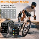 Smartwatch for Men & Women – Multi-Function Fitness Tracker with Call, Message, Weather, Alarm, Remote Camera Control, USB Charging - Image 4