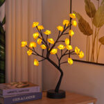 Table Lamp Flower Tree Rose Lamps Fairy Desk Night Lights USB Operated Gifts For Wedding Valentine Christmas Decoration - Image 7