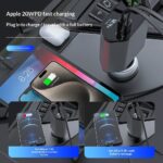 4 In 1 Retractable Car Charger Fast Car Phone Charger 120W With USB Type C Cable - Image 4