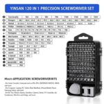 115 In 1 Precision Screwdriver Set,  Super Durable Mini Professional Magnetic Repair Tool Kit, Small Screwdriver For Phone, Computer, Watch, Laptop, Macbook, Eyeglass, Electronic - Image 9