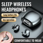 SK Ultra-thin Sleep Headphones 5.2 Wireless Bluetooth Headset Invisible Earbuds Hidden In Ear Button Sports Earphones Waterproof - Image 2