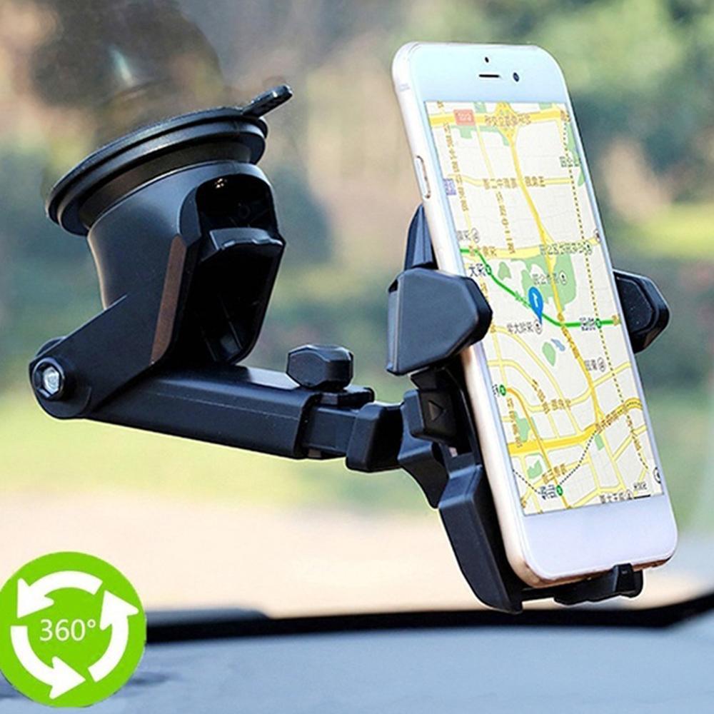 fecb2fd5-d8db-441c-87e6-ead7a7ec2782.jpg Windshield Car Phone Holder Universal in Car Cellphone Holder Stand Adjustable Phone Suction Cup Holder Car Mount Phone Stand - Image 1