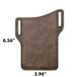 Men Cell Phone Belt Pack Bag Loop Waist Holster Pouch Case Leather Wallet Cover - Image 5