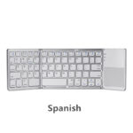 Ultra-thin Tri-fold Folding Touch Keyboard - Image 3