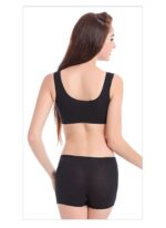 Cotton Anti-expansion Anti-Sag Gathering Adjustment Sports Bra - Image 9