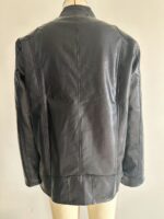 Men's Stand-up Collar Leather Jacket Business Casual Jacket - Image 8