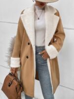 Leisure Commute Woolen Coat For Women - Image 9