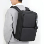 Multifunctional Backpack Large Capacity Business Laptop Bag Leisure Travel Commuter Schoolbag Portable Shoulder Bag - Image 3