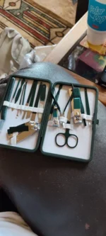 Professional 7/10/12/18 Piece Nail Care Kit Stainless Steel Manicure & Pedicure Set Nail Clipper Set with Travel Case - Image 25