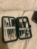 Professional 7/10/12/18 Piece Nail Care Kit Stainless Steel Manicure & Pedicure Set Nail Clipper Set with Travel Case - Image 20