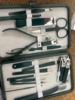 Professional 7/10/12/18 Piece Nail Care Kit Stainless Steel Manicure & Pedicure Set Nail Clipper Set with Travel Case - Image 13