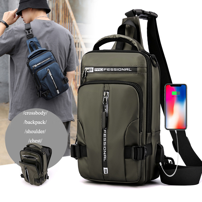 b3454829-5b15-4d71-bbca-171087eee09c.jpg Crossbody Bags Men Multifunctional Backpack Shoulder Chest Bags - Image 1