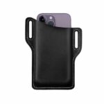Men Cell Phone Belt Pack Bag Loop Waist Holster Pouch Case Leather Wallet Cover - Image 7